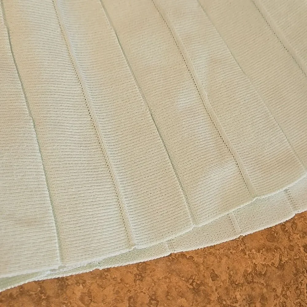 Womens Xlarge Pleated Sweater Skirt A New Day Mint Green Fall Size Xl - Picture 15 of 16